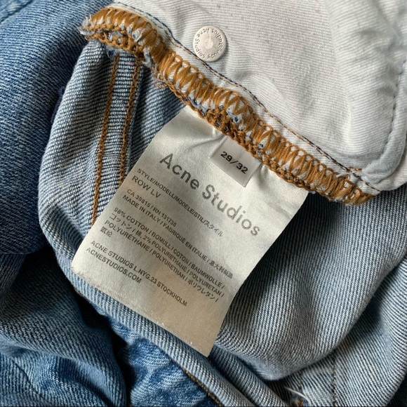 Acne Studios Row Lv Jeans - Picture 4 of 5